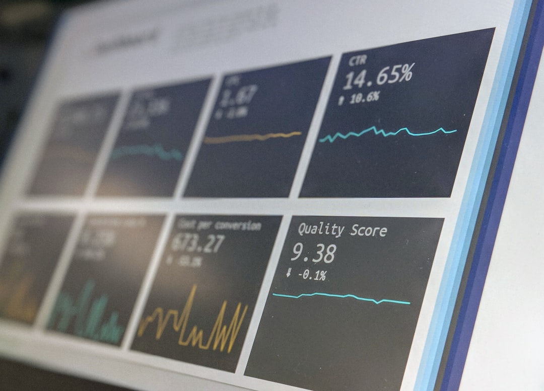 Mastering the First Impression: Your intriguing post title goes here Data reporting dashboard on a laptop screen.